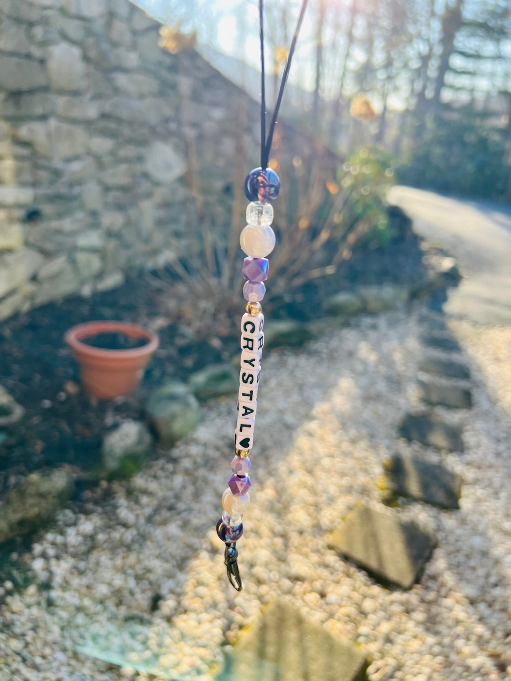 Custom name car hanger (Baddie)