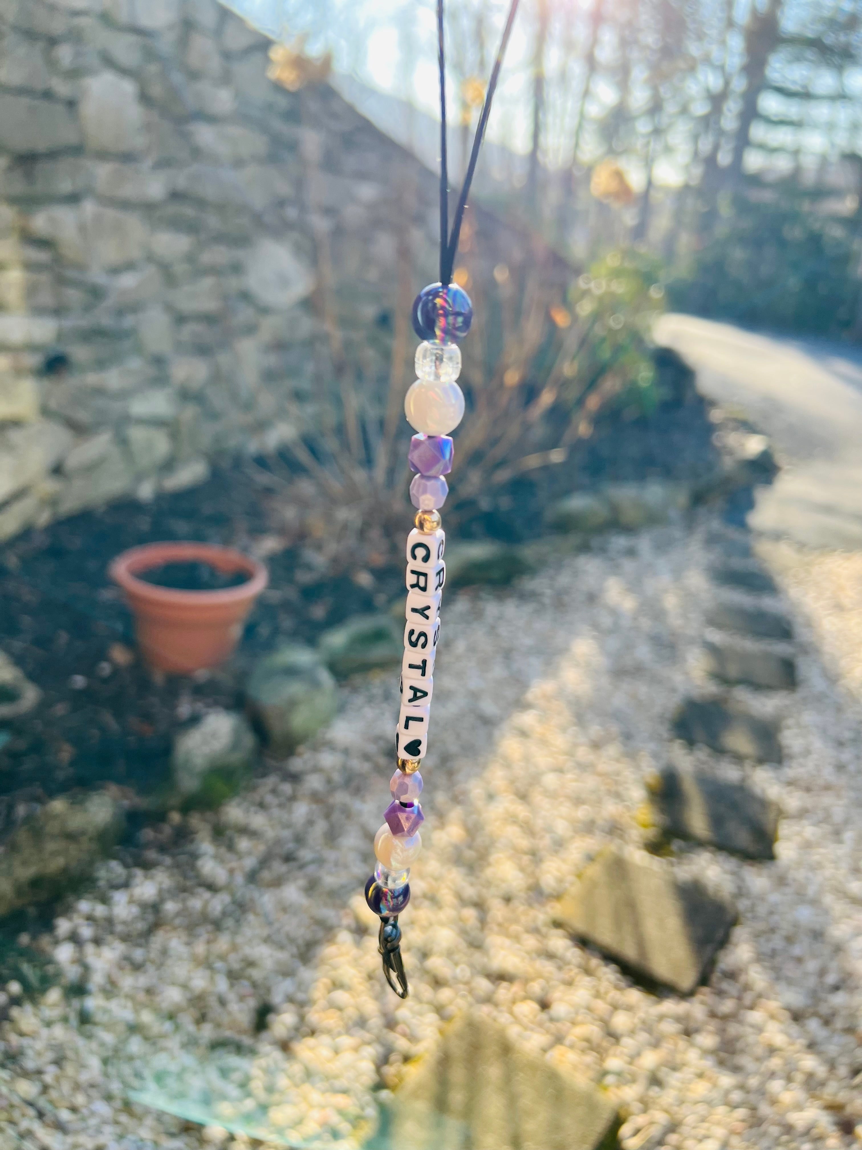 Custom name car hanger (Baddie)