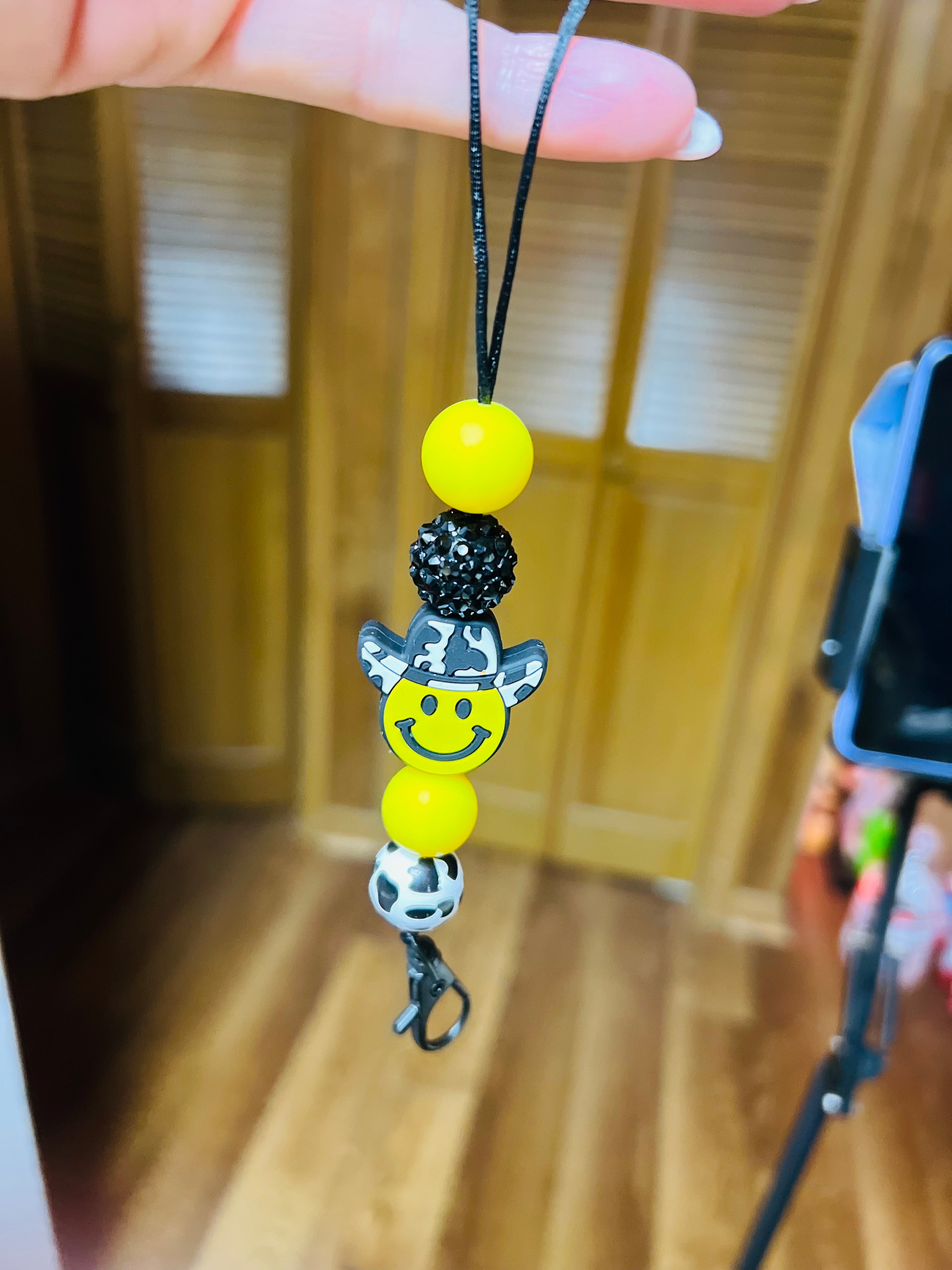 Smiley car hanger