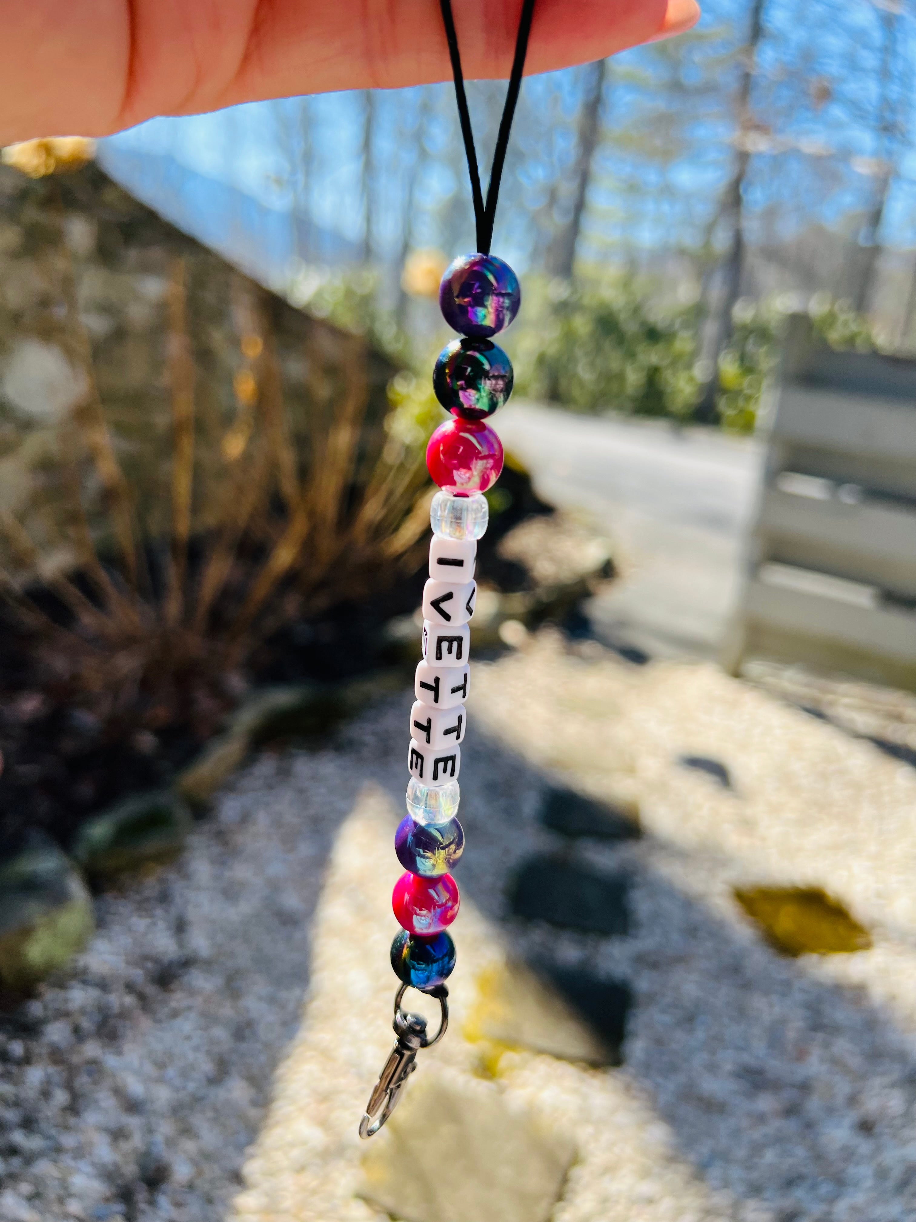 Custom name car hanger (Baddie)