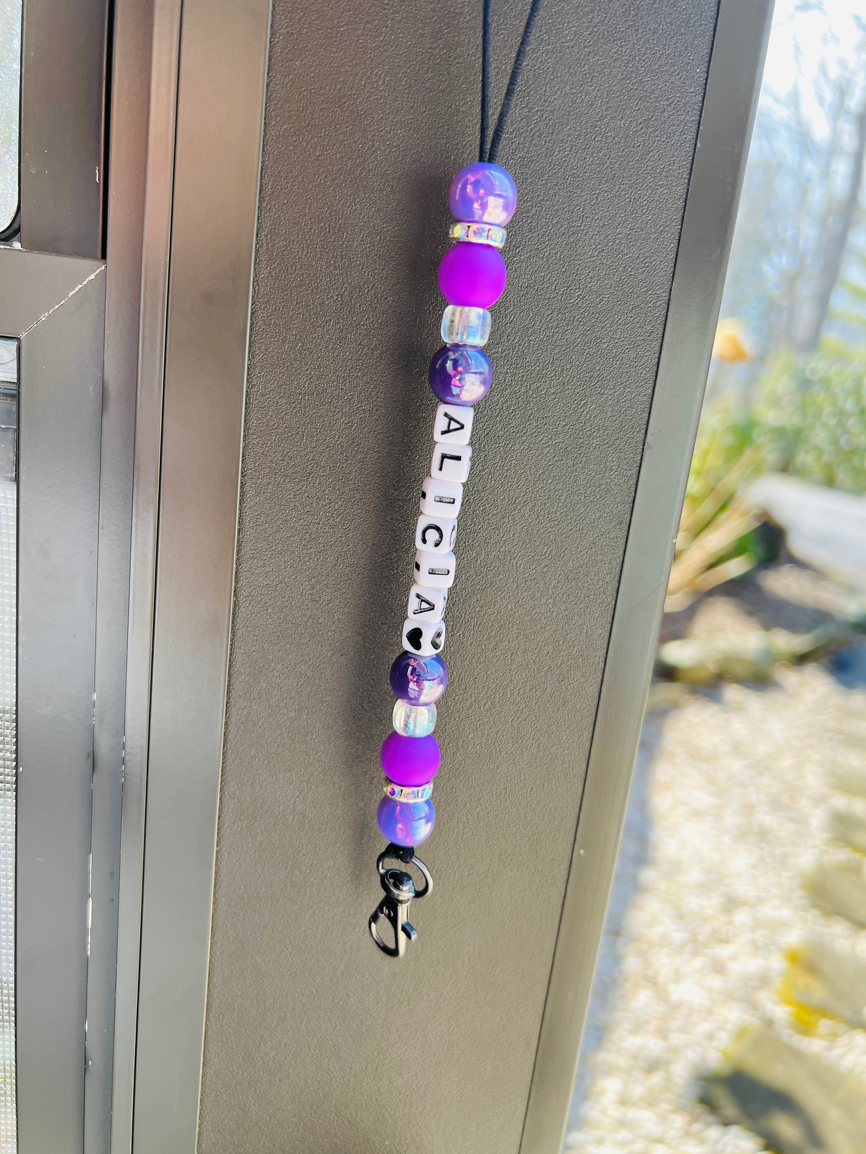 Custom name car hanger (Baddie)