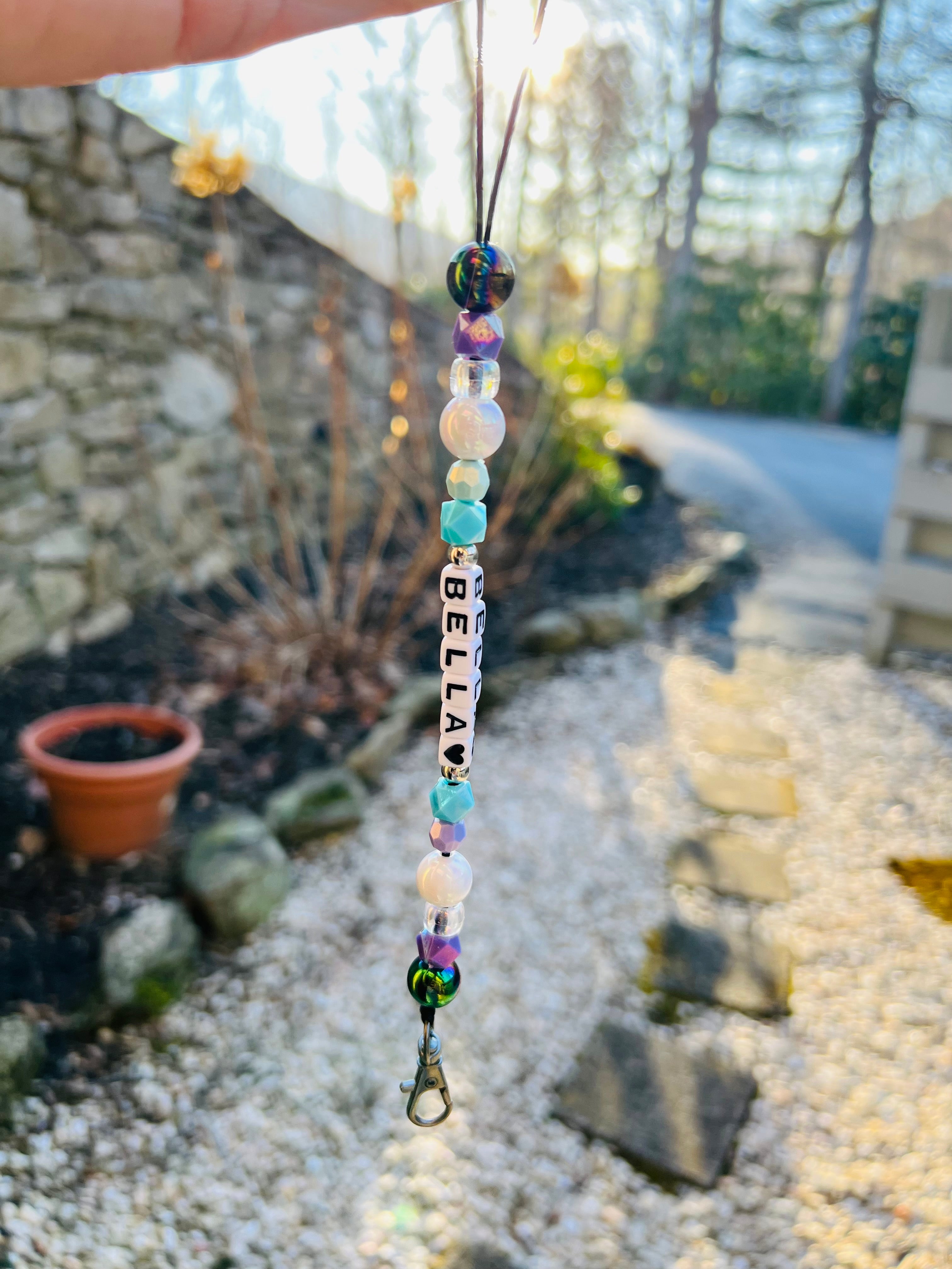 Custom name car hanger (Baddie)