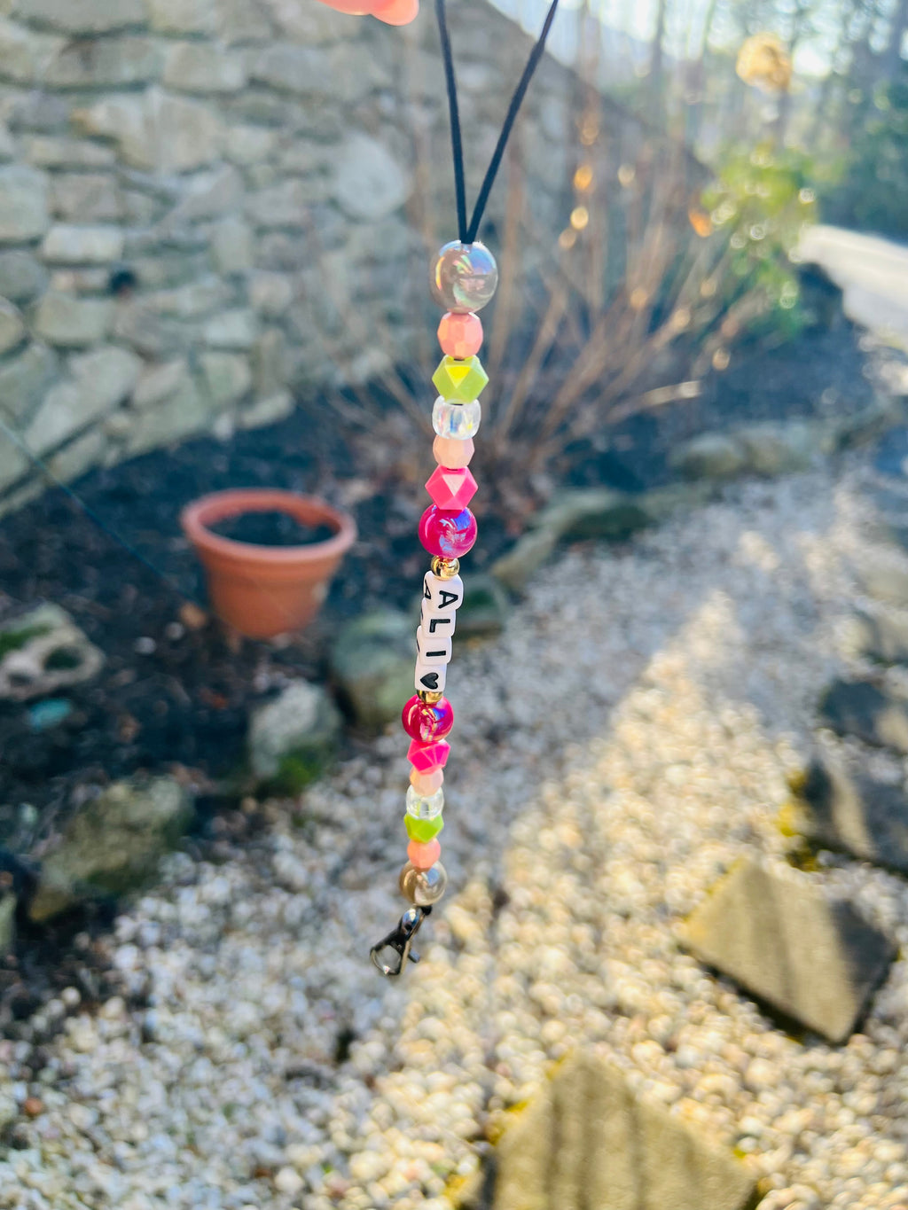 Custom name car hanger (Baddie)
