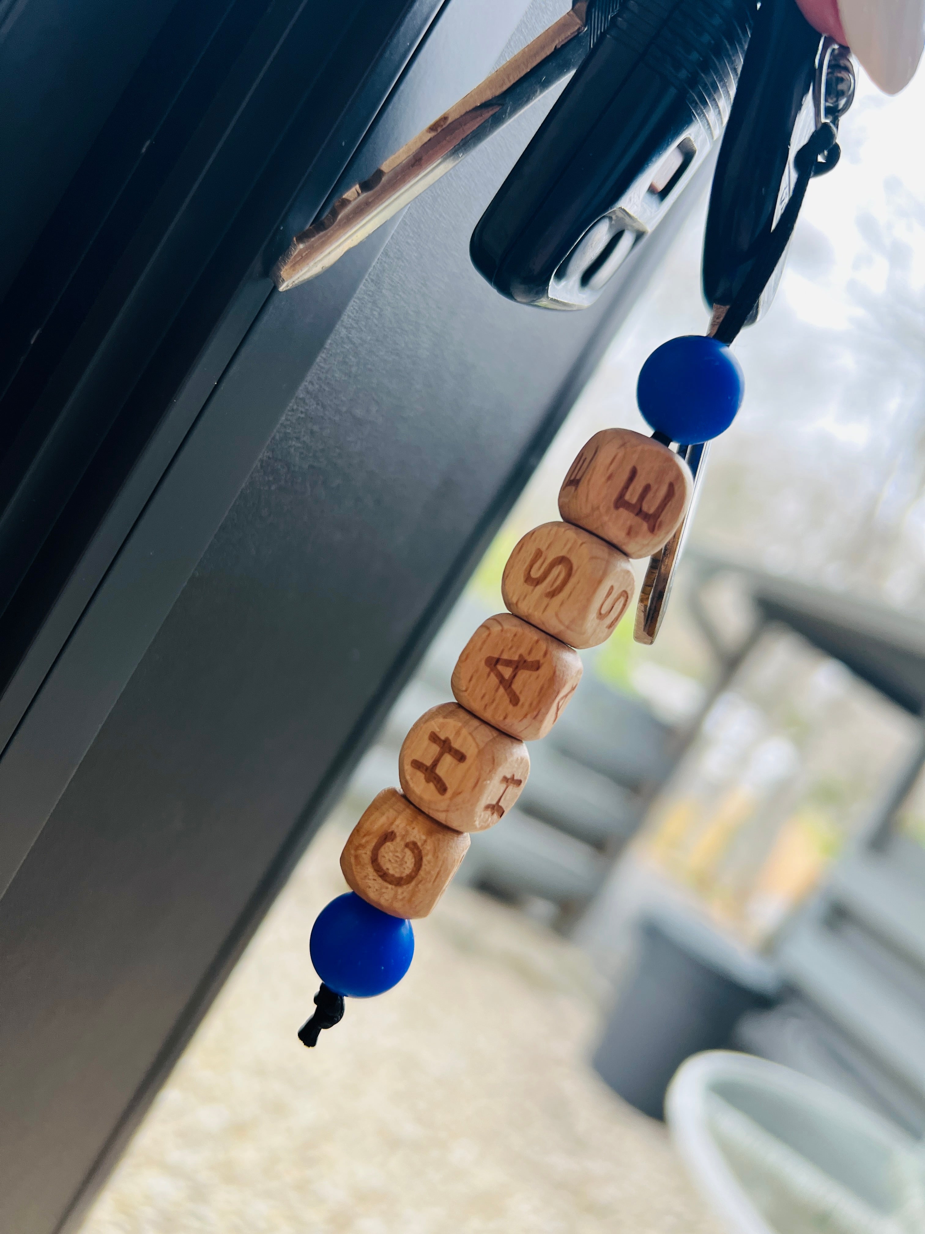 Custom name keychain (solid color only) (add name in the special instructions box)