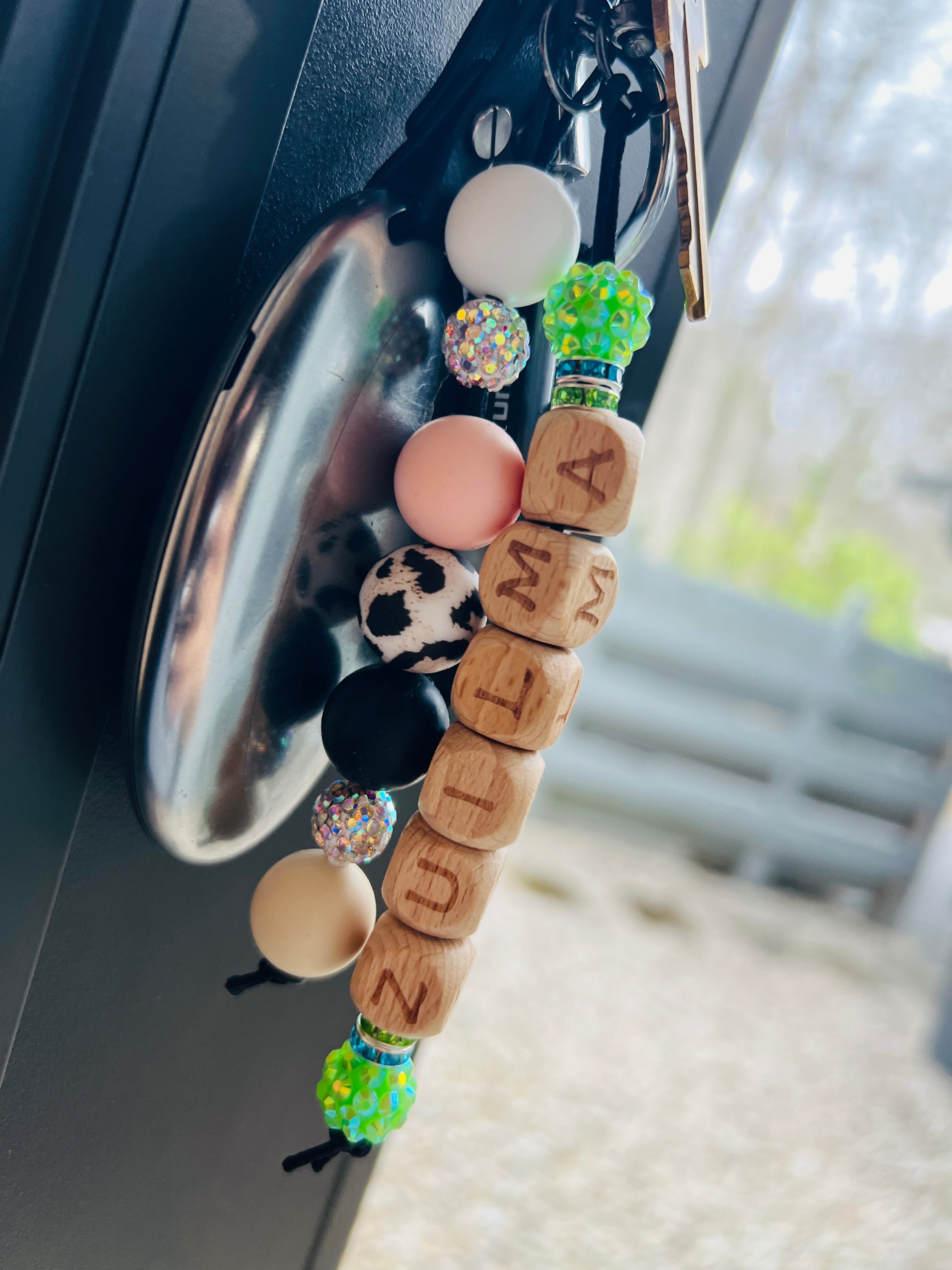 *NEW* custom name keychain sparkly (add name in the special instructions box)