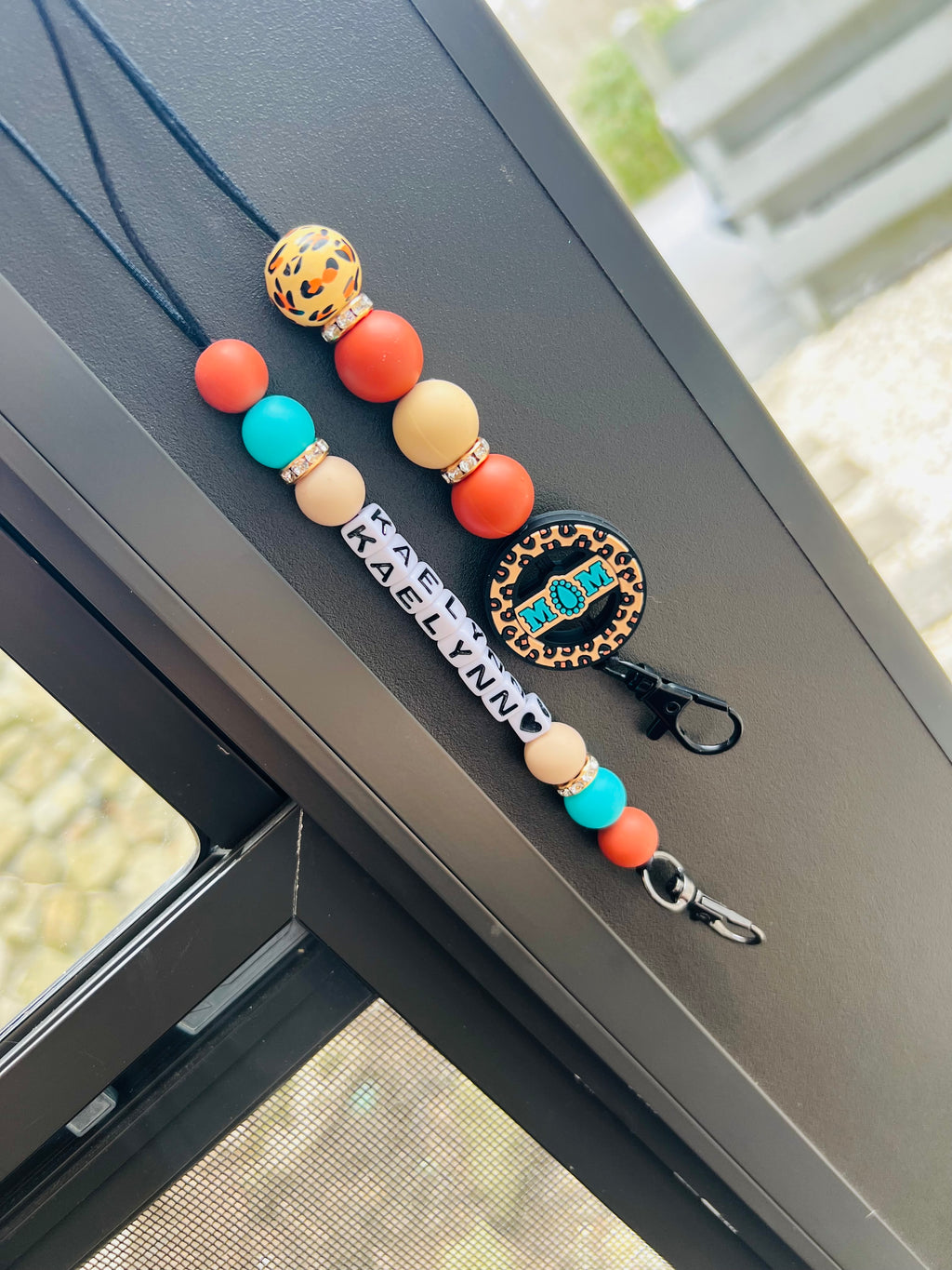 Custom name car hanger (Baddie)