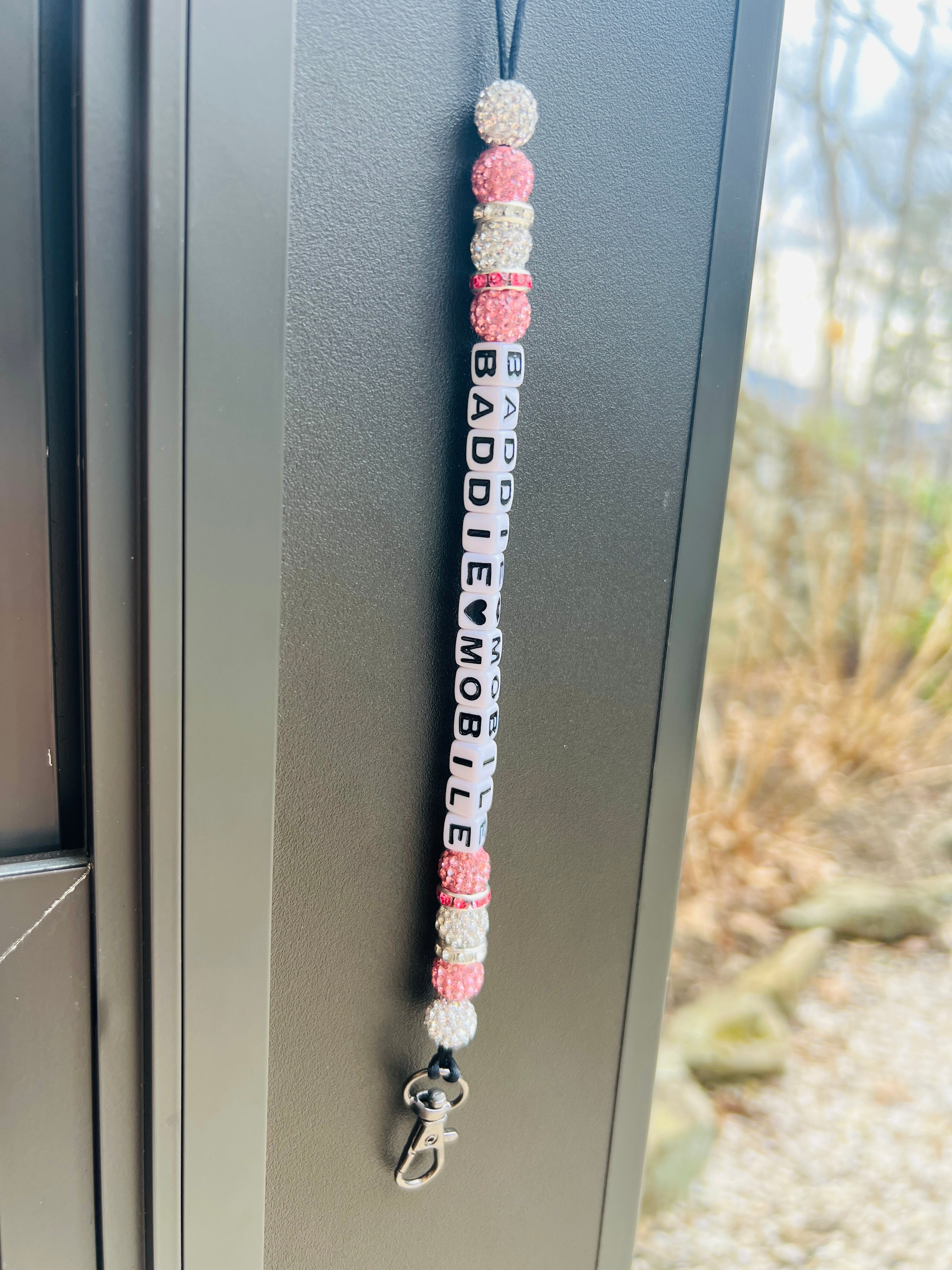 Custom name car hanger (Baddie)
