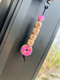 Donut custom keychain (add name in special instructions box)