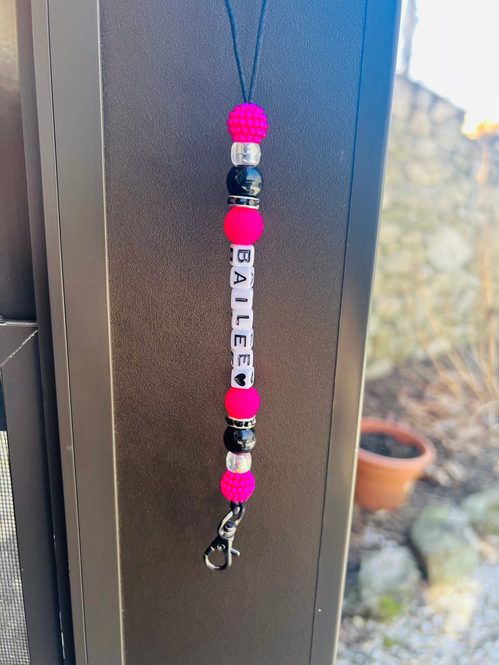 Custom name car hanger (Baddie)