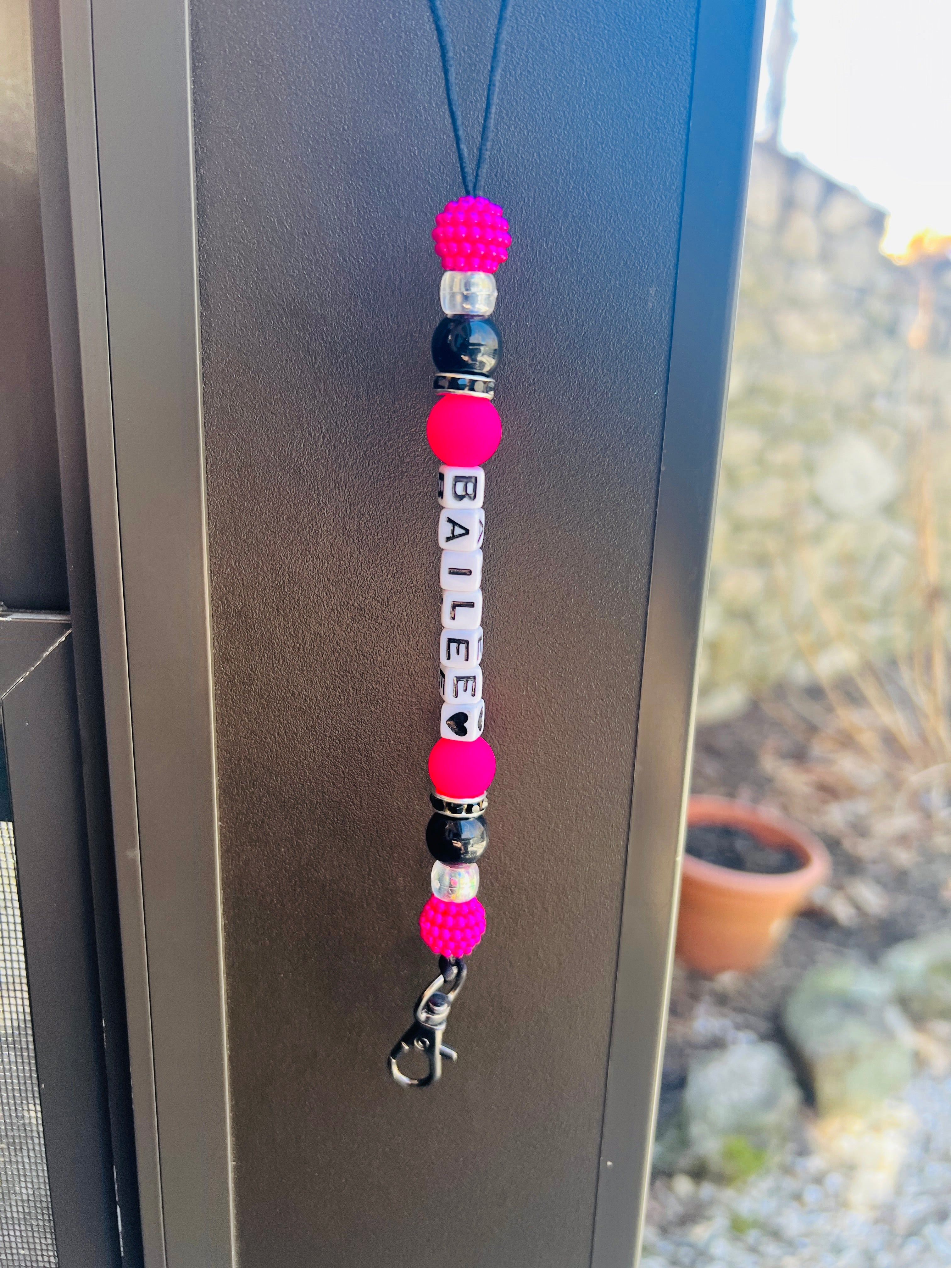Custom name car hanger (Baddie)
