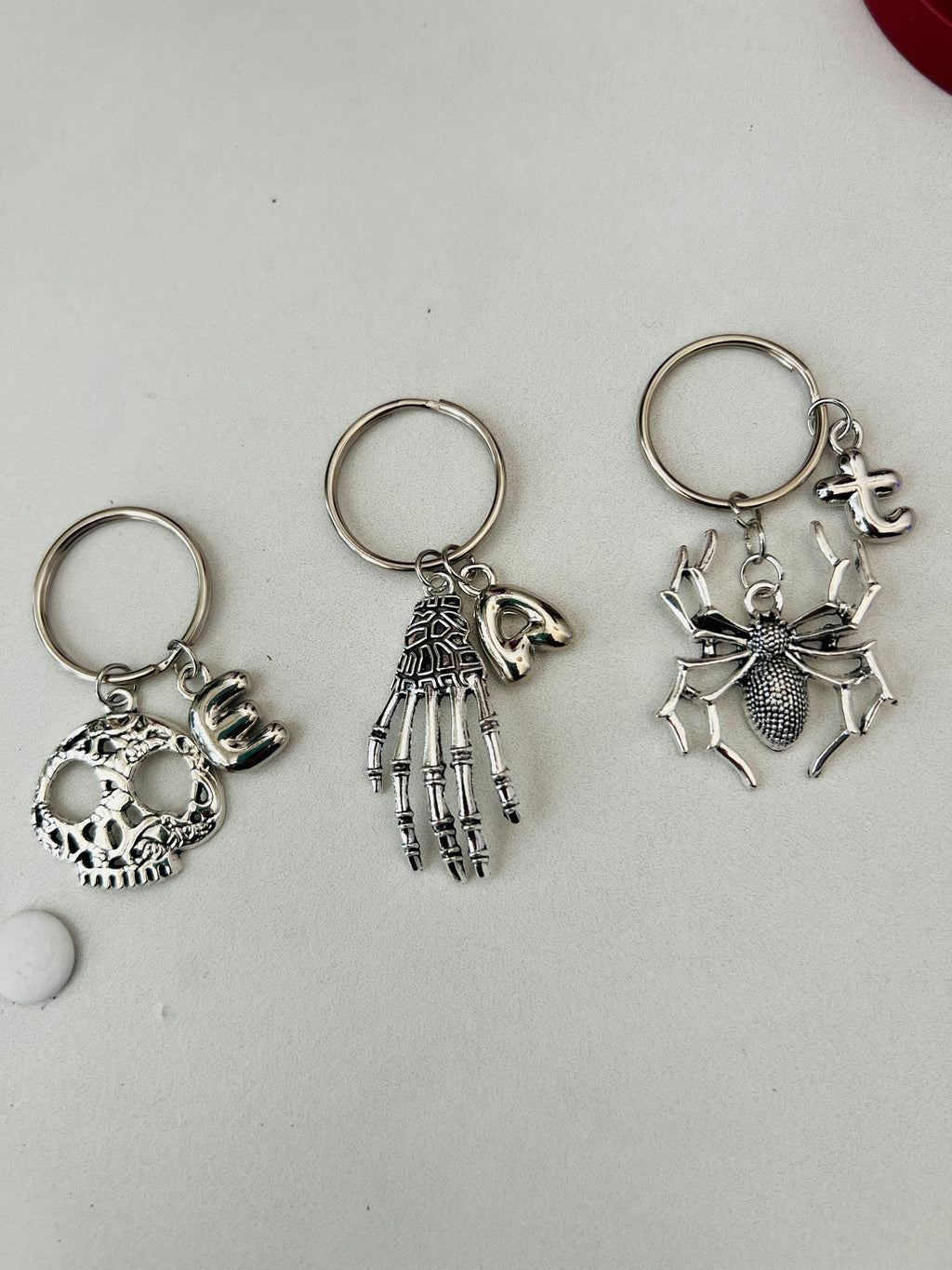 *NEW* Initial Halloween keychain