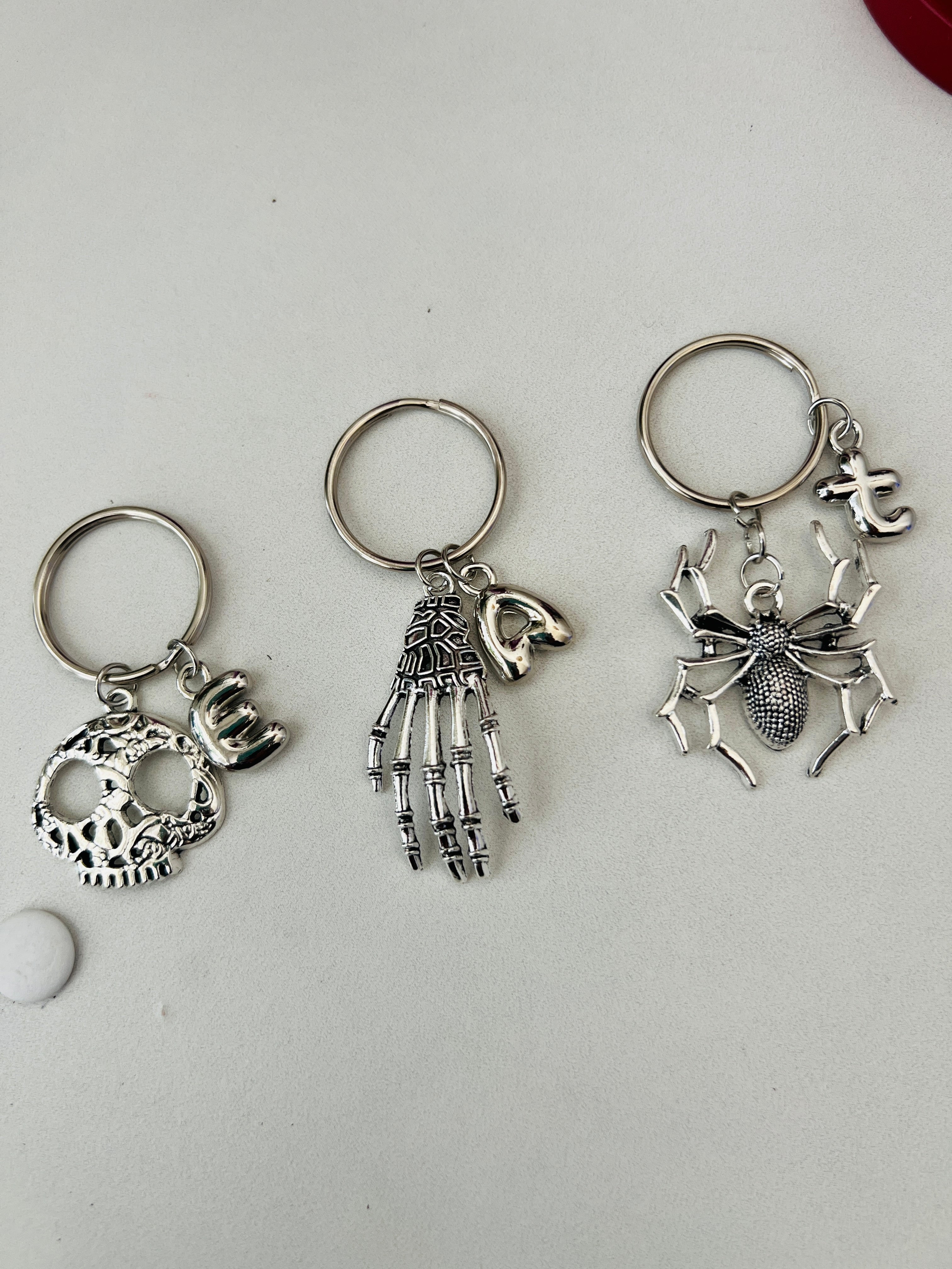 *NEW* Initial Halloween keychain