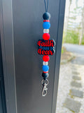 Faith over fear car hanger
