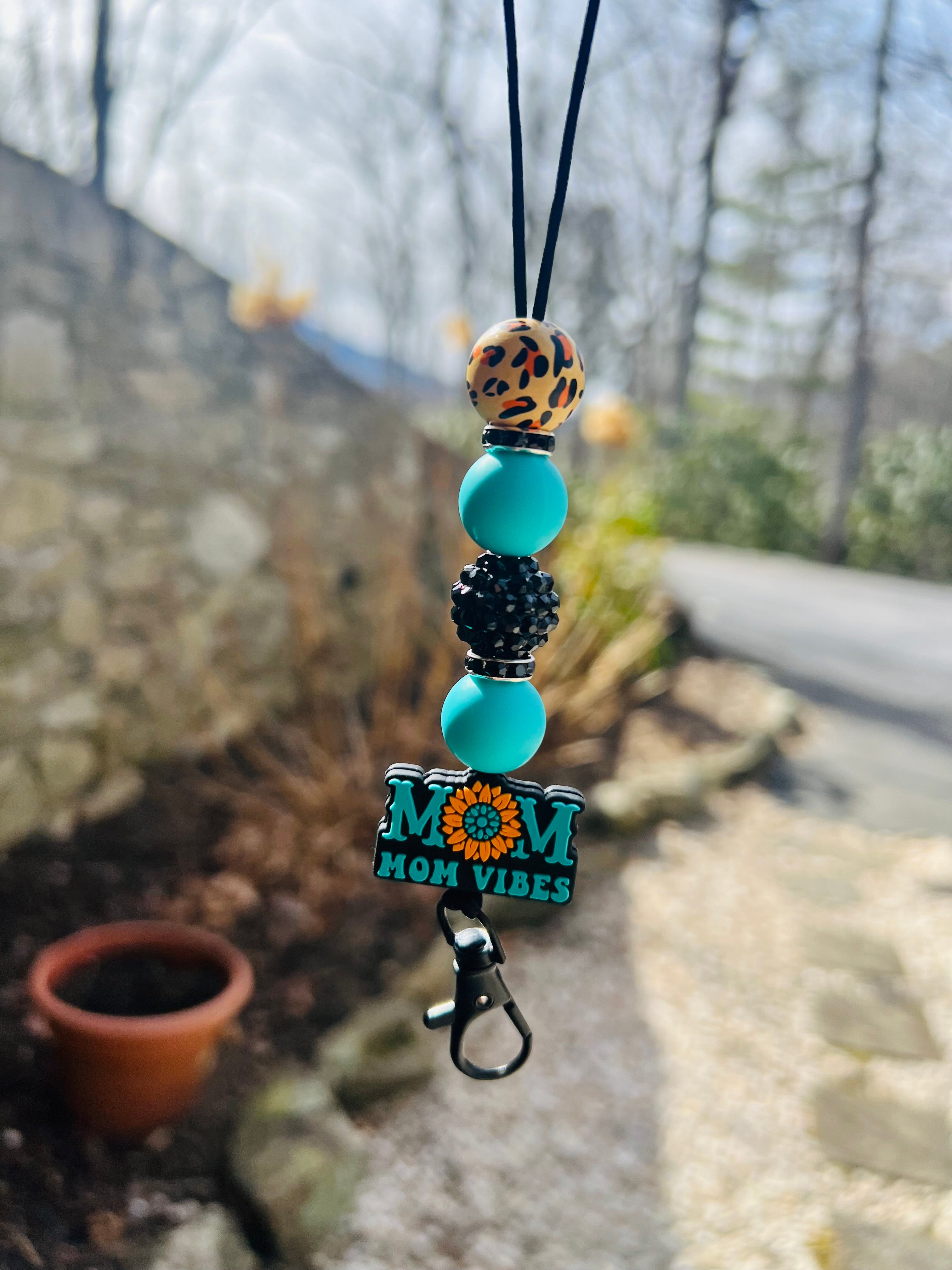 Mom vibes car hanger