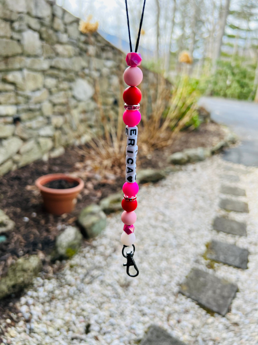 Custom name car hanger (Baddie)