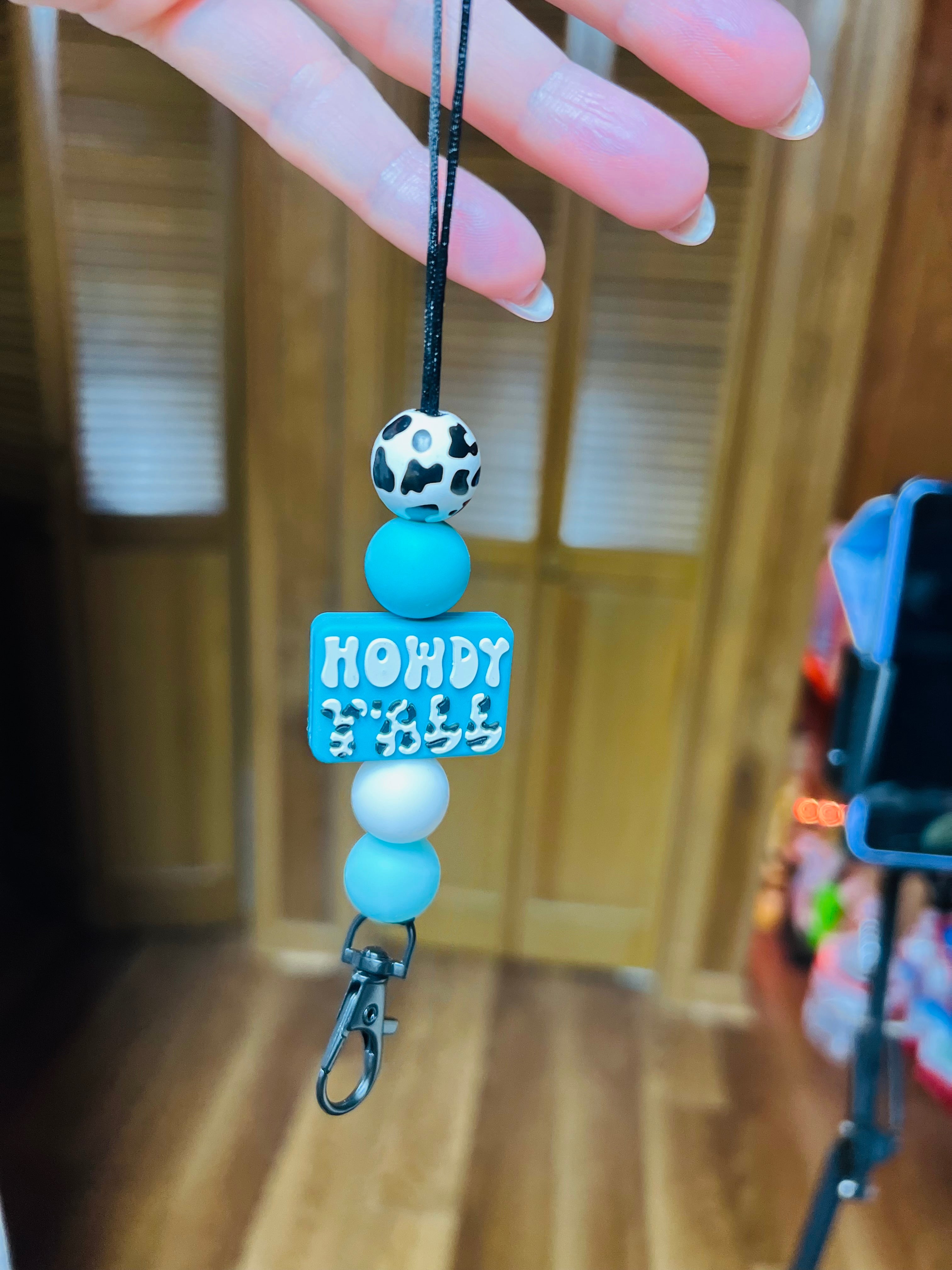 Howdy yall car hanger